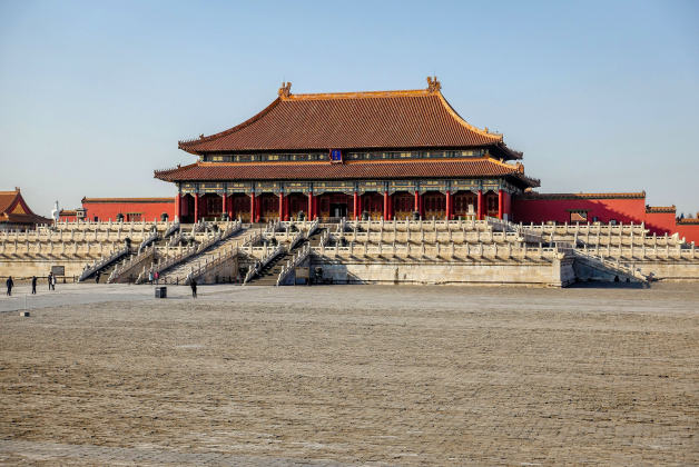 Le temple de la Cité Interdite au soleil 